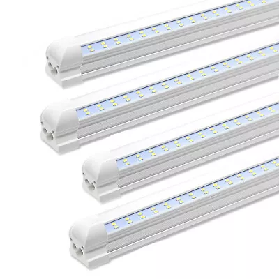 3FT LED Tube Light Fixture T8 Ceiling Shop Light 28W 6000K Super Bright 3400LM • $75.04