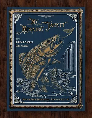 My Morning Jacket June 2022 Rochester Hills MI Variant AP Concert Poster Print • $104