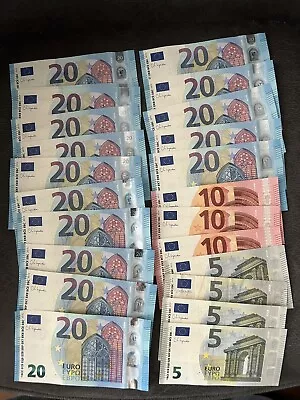 350 Left Over Euros Holiday / Travel Money Leftover Euro Notes • £365