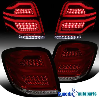 Fits 2006-2011 Mercedes ML-Class W164 Red Smoke Full LED Brake Lamps Tail Lights • $207.88