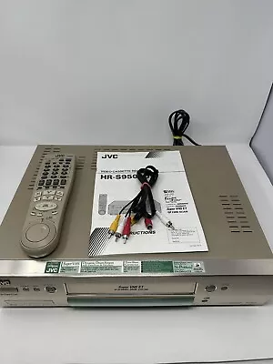 JVC HR-S9500U VCR+ Super S-VHS TBC High Resolution - With Remote/Manual • $799.97