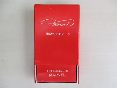 Marvel Made In Japan 1960 6 Transistor Radio With Original Box & Accessories • $19.99