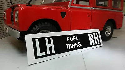 Land Rover Series 2a 3 Defender FFR Fuel Tank Switch Over Military Decal 526787 • $8.95