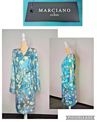 Marciano By Guess Dress Women's 10 Floral NWT Kimono Wrap Style #W2448 • $50