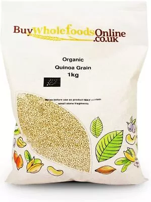 £9.61 • Buy Organic Quinoa Grain 1kg | BWFO | Free UK Mainland P&P