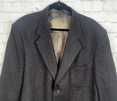 Barrington Blazer Mens Size 46 L Charcoal Grey  Wool Jacket Blazer Sports Coat • $29.99