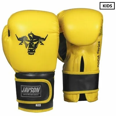 Kids Boxing Gloves 6oz Training Children MMA Sparring Youth Punching Bag Javson • $25.73