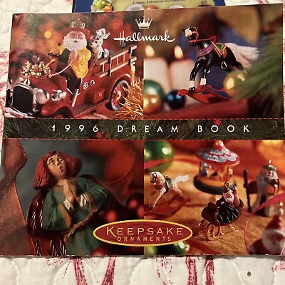 1996Hallmark Keepsake Dream Book Collection Ornament Holiday Wish List Vintage • $11.13