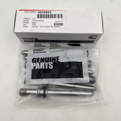 6PCS 4929864 Injector Connector Tubes Fits For Dodge 5.9L 6.7L Diesel Cummins • $52