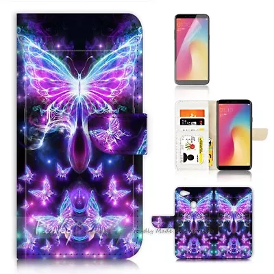 ( For Oppo A73 ) Flip Wallet Case Cover P21513 Butterfly • $12.99