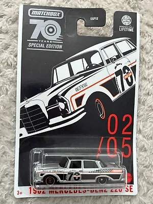 MATCHBOX 70 YEARS SPECIAL EDITION 1962 MERCEDES-BENZ 220 SE King Of The Road • $7