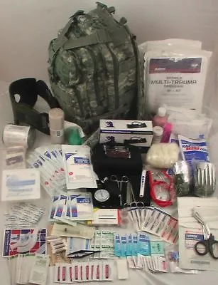 Level 3 Military First Aid Survivor Tactical Trauma Medical Emergency Kit New  • $180.99