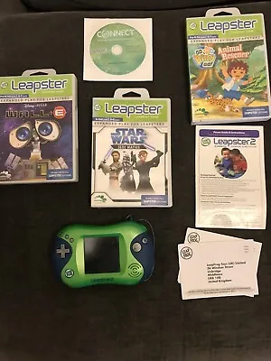 Leapfrog Leapster 2 Console And 3 Games Tested • £30