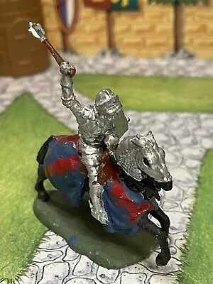 54mm Medieval Mounted Knight - Ornate Metal Soldier #9 • $19