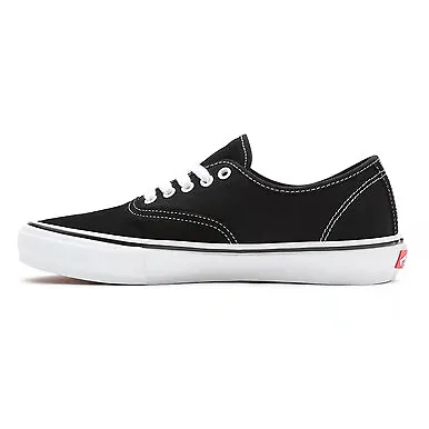 Vans Skate Authentic Shoes In Black White-  - • $77.99
