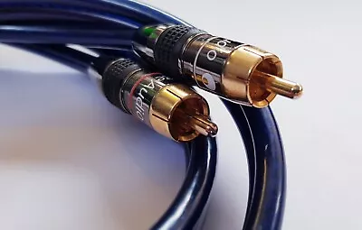 Cambridge Audio Interconnect RCA 2PH Cable 24k 500 Series AUD500 1 Metre • £19.99