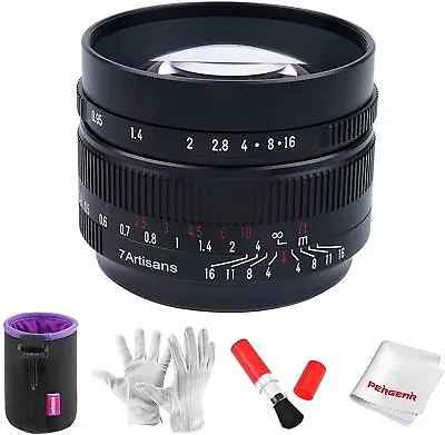 7artisans 50mm F0.95 Large Aperture Portrait Manual Lens For APS-C M4/3 Mount • $230