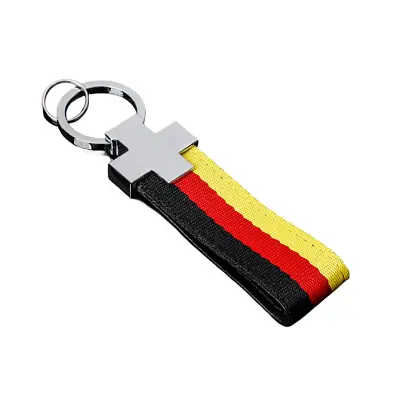 Germany Flag Key Chain German Car Motorcycle Keychain Key Ring Keyfob Universal • $10.44