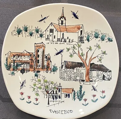 Inger Waage Danebod Collectible Handpainted Plate 8” • $25