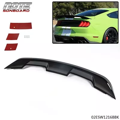 Glossy Black Gt500 Gt350 Style Spoiler Wing Fit For S550 15-21 Ford Mustang • $62.92