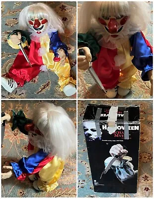 Rare Young Michael Myers Halloween Clown Doll With Knife Spencers 24  SEE VIDEO • $385