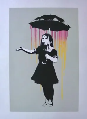 £149 • Buy  West Country Prince Banksy 'Nola' Rainbow Print LE 500 + Stik Or Eelus Sticker