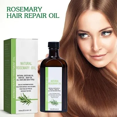 2xNature Spell Rosemary Oil For Hair Growth And Skin Treat Dry Damaged Hair 100m • £11.99