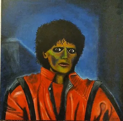  Michael Jackson Thriller Original AcrylicPainting On Canvas. J. Minor Original  • $300