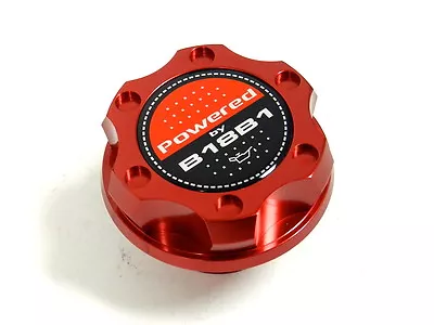 Red Billet Cnc Racing Engine Oil Filler Cap Acura Integra B18b1 • $24.95