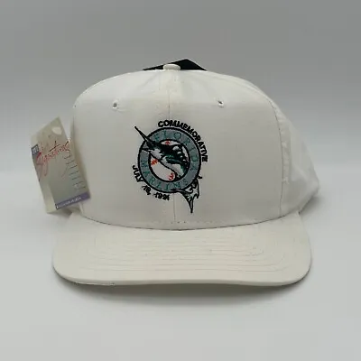 Florida Marlins Signatures MLB Baseball World Series Vtg Sports Snapback Hat Cap • $38