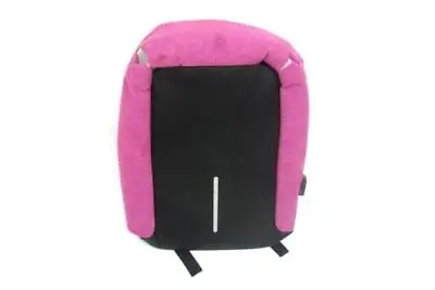 Anti Theft Backpack Travel School Business USB Charging Port Magenta Black • $11