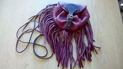 £29.95 • Buy Leather Fringe Bag