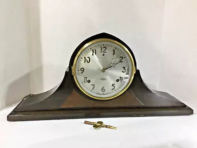 Vintage William L. Gilburt 8 Day  Bim Bam  Mantle Clock Working 1920's! • $85