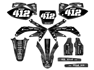 2005-2007 CRF 450 R APACHE Grey Senge Graphics Kit Compatible With Honda • $194.99