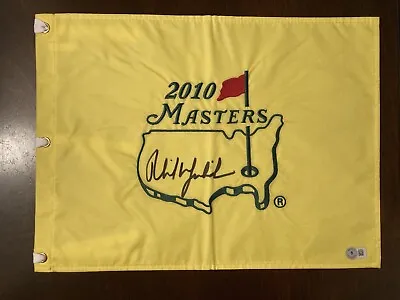 Phil Mickelson Signed 2010 Masters Augusta Golf Flag LIV Hyflyers Beckett Cert • $599.99