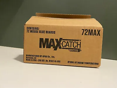 MaxCatch Glue Traps 72MAX Pest Boards Catch Mice Water-bugs & Insects • $9.49