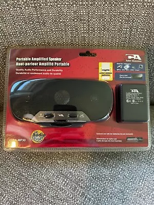 Cyber Acoustics CA-MP30 Portable Amplified Computer Speaker Audio Traveler New • $38.98