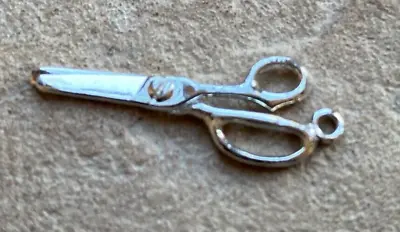 Vintage Sterling Sewing Scissors Charm • $12.99