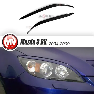 MV-Tuning Front Eyelids Headlights Covers For Mazda 3 / Axela 2003-2008 HB Var№3 • $24.90