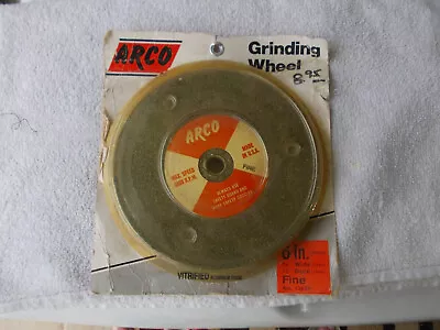 Arco Fine Grinding Wheel 6 X3/4  Wide 1/2  Bore USA Tools NEW • $24