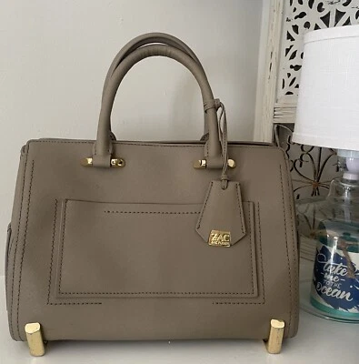 $39.88 • Buy Zac Zac Posen ‘Daphne’ Saffiano Leather Satchel-Taupe