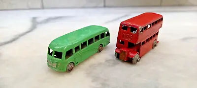 Lovely Early Moko Matchbox 21 Coach And Good Bus No5 Lot Of 2 - Original Unboxed • £12.50