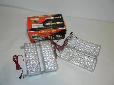 Hs-51025a Amber Emergency Bar Warning Flashing 288 Led Visor Deck Grille 4 Light • $24.98