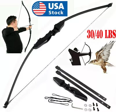 30/40lbs 51 Archery Recurve Bow Takedown Right Hand For Outdoor Hunting Practice • $35.68
