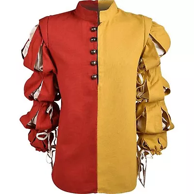 Medieval  Joerg Landsknecht Sca Larp Doublet Cotton Plane Costume Renaissance • $80