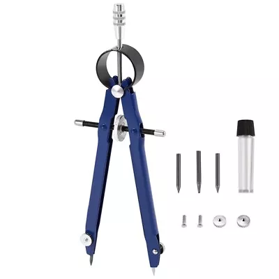 Professional Compass Compass Geometry Set With Lock Math And Precision9961 • £5.06