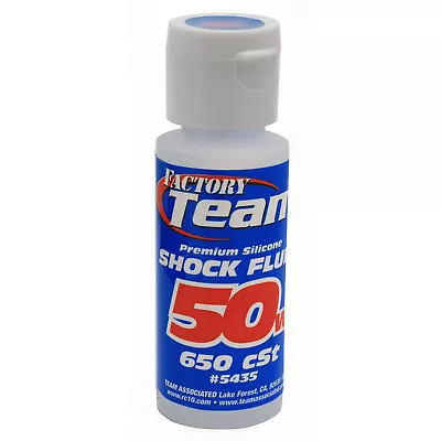 Team Associated Factory Team 50wt (650 Cst) Silicone Shock Oil 2oz ASC5435 5435 • $10.99