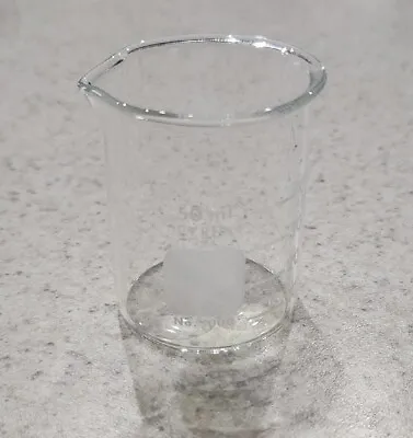 Vintage Graduated 50ml Pyrex Glass Beaker No. 1000 Laboratory Science Equipment • $7.49