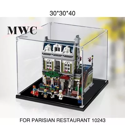 Display Case Acrylic Case For Lego Parisian Restaurant 10243 • $65