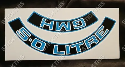 Suits Holden Statesman Caprice Deville SLE WB VC VH - Air Cleaner Decal 308 5.0L • $27.50